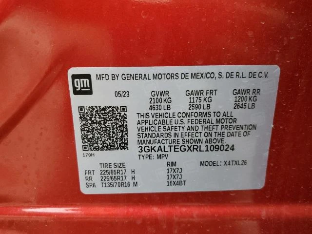 Photo 11 VIN: 3GKALTEGXRL109024 - GMC TERRAIN SL 