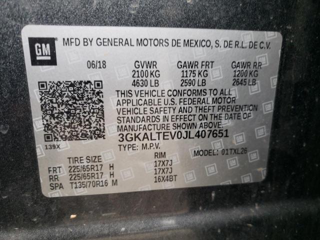 Photo 9 VIN: 3GKALTEV0JL407651 - GMC TERRAIN SL 