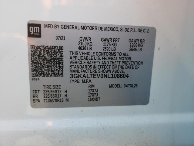 Photo 9 VIN: 3GKALTEV0NL108604 - GMC TERRAIN SL 