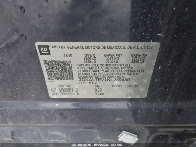 Photo 8 VIN: 3GKALTEV1KL259480 - GMC TERRAIN 