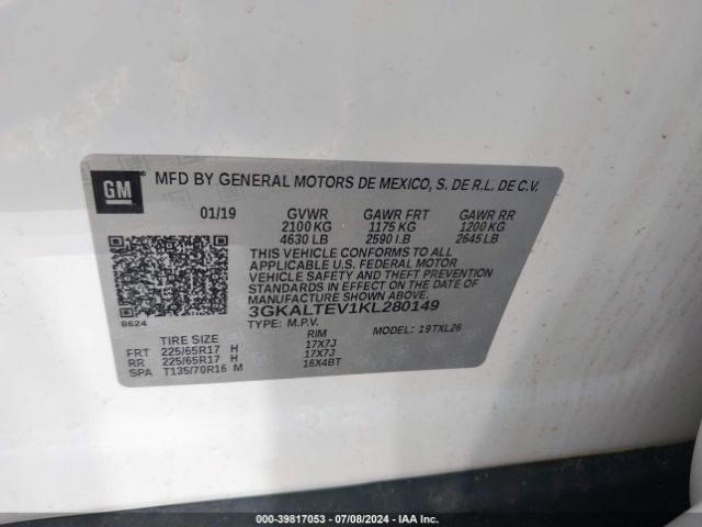 Photo 8 VIN: 3GKALTEV1KL280149 - GMC TERRAIN 