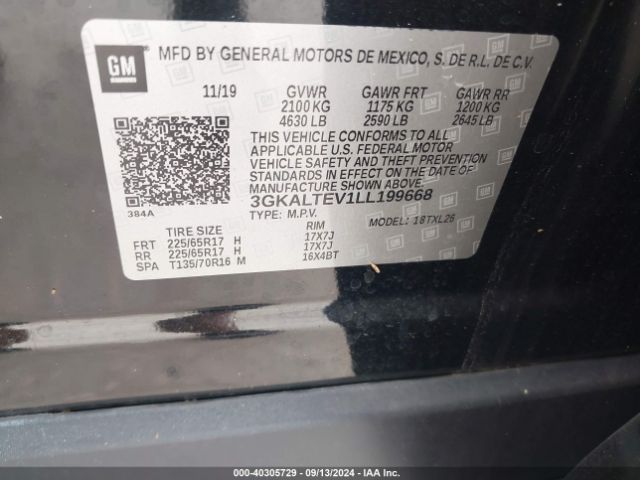 Photo 8 VIN: 3GKALTEV1LL199668 - GMC TERRAIN 