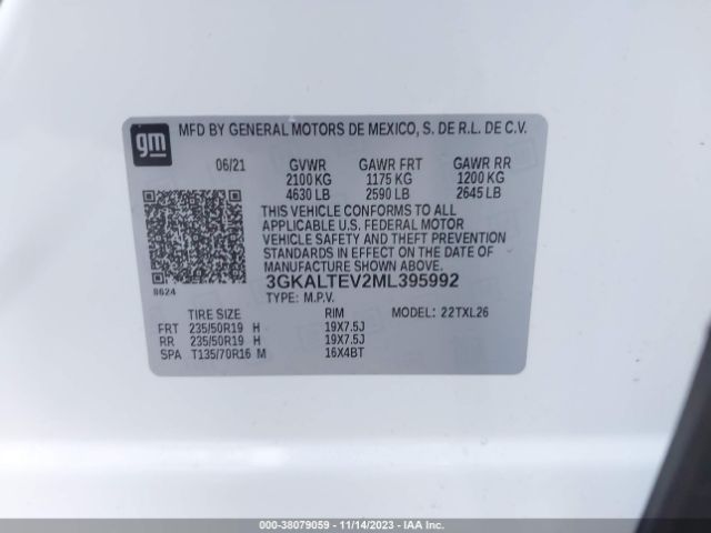 Photo 8 VIN: 3GKALTEV2ML395992 - GMC TERRAIN 