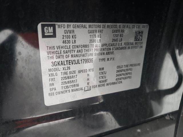 Photo 9 VIN: 3GKALTEV3JL179936 - GMC TERRAIN SL 