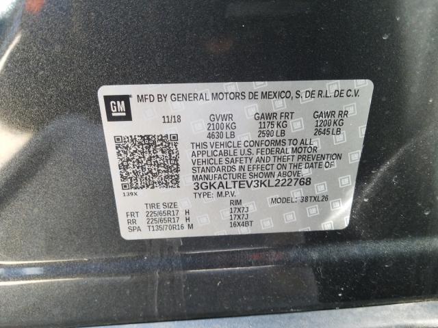 Photo 9 VIN: 3GKALTEV3KL222768 - GMC TERRAIN SL 