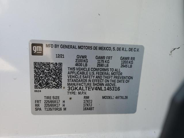 Photo 13 VIN: 3GKALTEV4NL145316 - GMC TERRAIN SL 