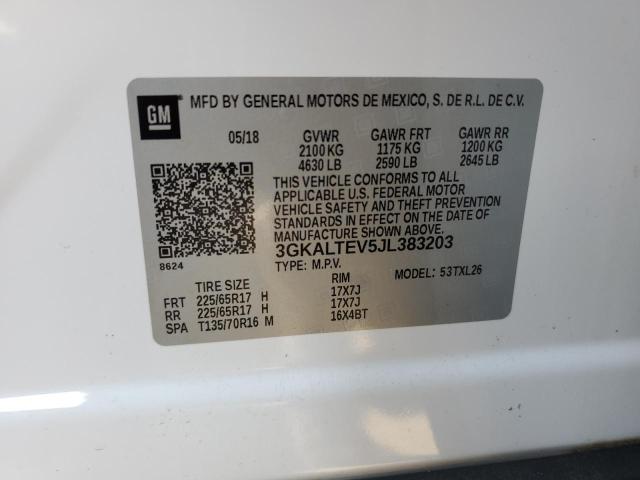 Photo 9 VIN: 3GKALTEV5JL383203 - GMC TERRAIN SL 