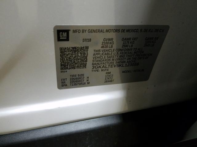 Photo 9 VIN: 3GKALTEV5KL123059 - GMC TERRAIN SL 