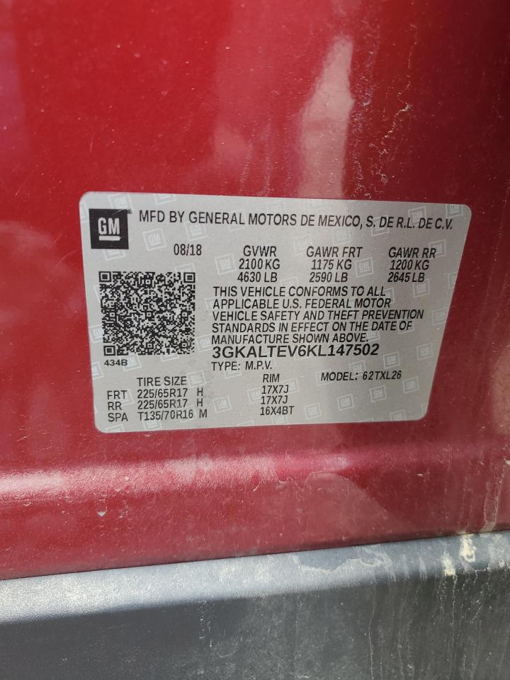 Photo 12 VIN: 3GKALTEV6KL147502 - GMC TERRAIN 