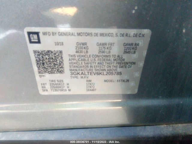 Photo 8 VIN: 3GKALTEV6KL205785 - GMC TERRAIN 