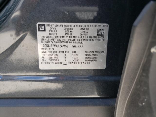 Photo 9 VIN: 3GKALTEV7JL347156 - GMC TERRAIN SL 