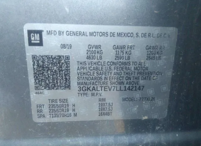 Photo 8 VIN: 3GKALTEV7LL142147 - GMC TERRAIN 