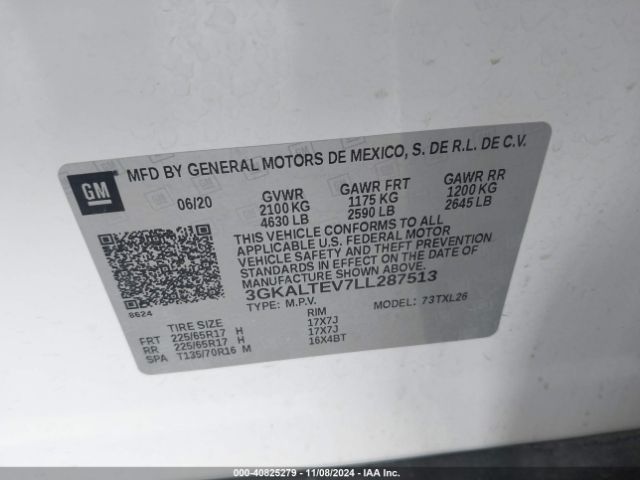 Photo 8 VIN: 3GKALTEV7LL287513 - GMC TERRAIN 