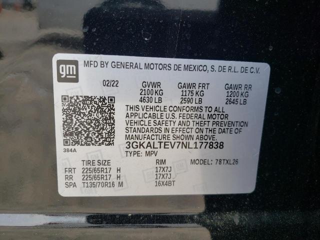 Photo 12 VIN: 3GKALTEV7NL177838 - GMC TERRAIN SL 