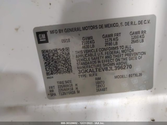 Photo 8 VIN: 3GKALTEV8JL396270 - GMC TERRAIN 