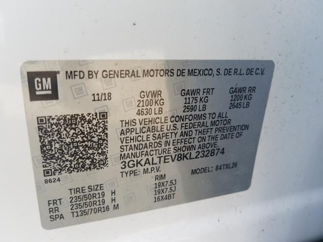 Photo 9 VIN: 3GKALTEV8KL232874 - GMC TERRAIN SL 