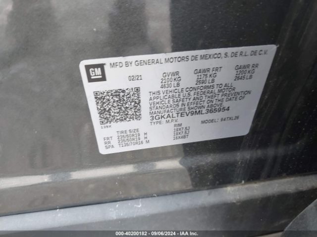 Photo 8 VIN: 3GKALTEV9ML365954 - GMC TERRAIN 