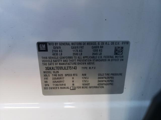 Photo 9 VIN: 3GKALTEVXJL275143 - GMC TERRAIN SL 