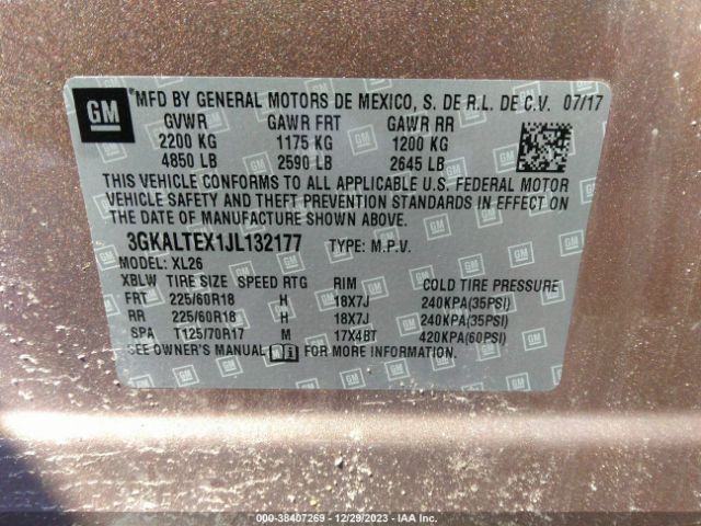 Photo 8 VIN: 3GKALTEX1JL132177 - GMC TERRAIN 