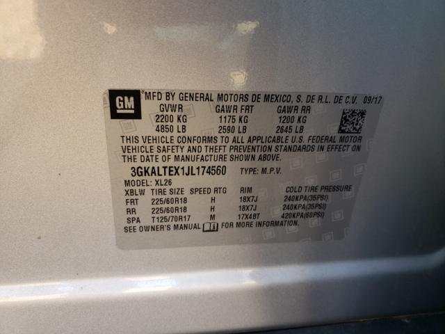 Photo 9 VIN: 3GKALTEX1JL174560 - GMC TERRAIN SL 