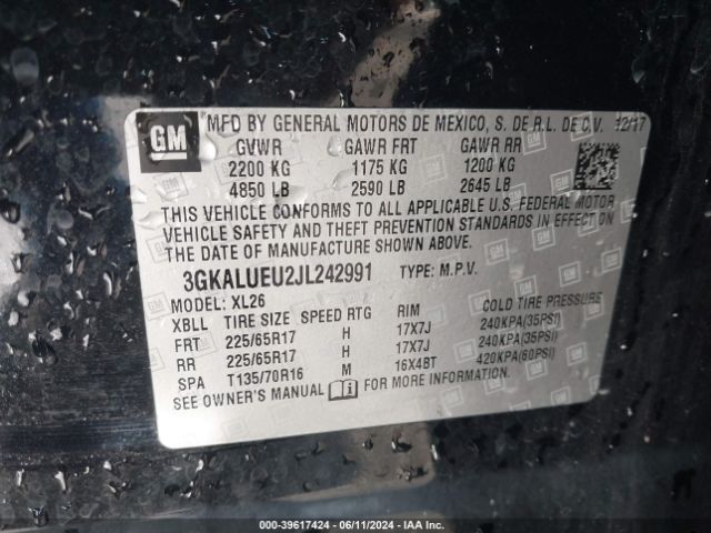 Photo 8 VIN: 3GKALUEU2JL242991 - GMC TERRAIN 