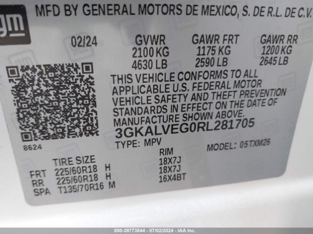 Photo 8 VIN: 3GKALVEG0RL281705 - GMC TERRAIN 