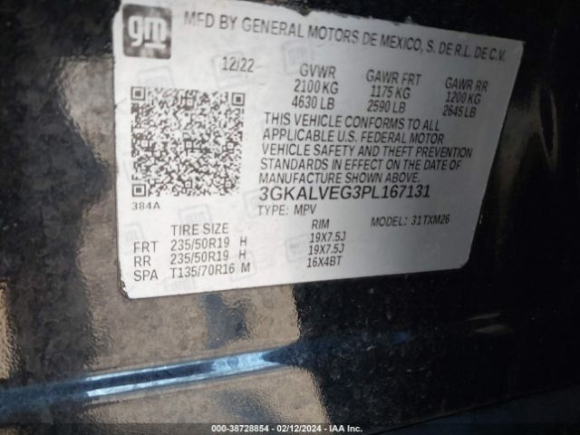 Photo 8 VIN: 3GKALVEG3PL167131 - GMC TERRAIN 