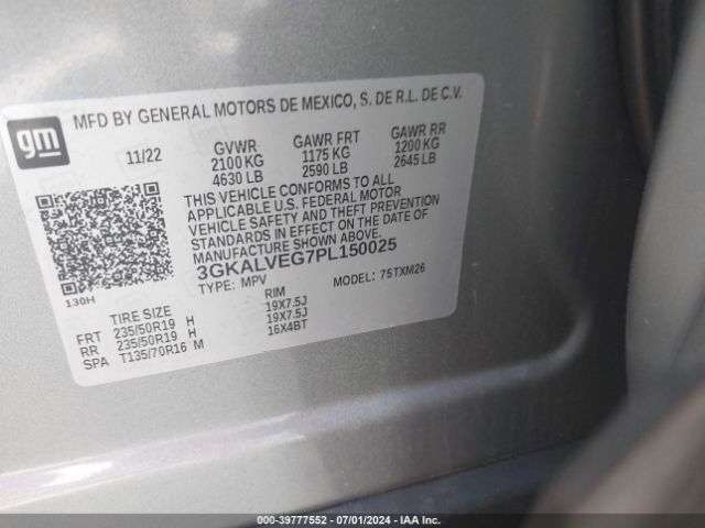 Photo 8 VIN: 3GKALVEG7PL150025 - GMC TERRAIN 