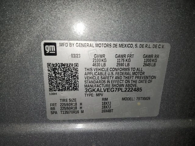 Photo 12 VIN: 3GKALVEG7PL222485 - GMC TERRAIN SL 