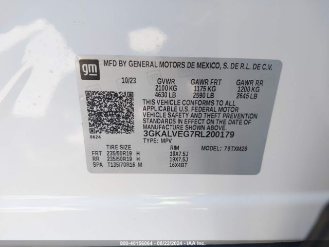 Photo 8 VIN: 3GKALVEG7RL200179 - GMC TERRAIN 