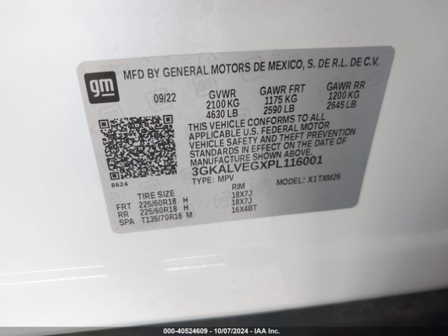 Photo 8 VIN: 3GKALVEGXPL116001 - GMC TERRAIN 