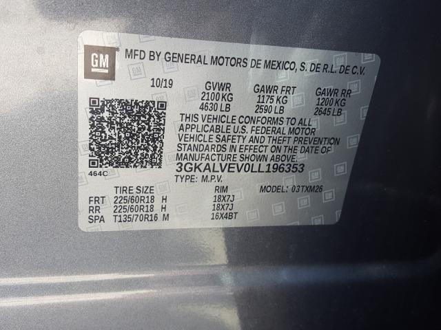 Photo 9 VIN: 3GKALVEV0LL196353 - GMC TERRAIN SL 