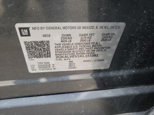 Photo 9 VIN: 3GKALVEV1KL151081 - GMC TERRAIN SL 