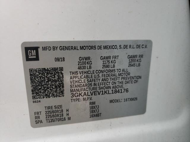 Photo 9 VIN: 3GKALVEV1KL184176 - GMC TERRAIN SL 