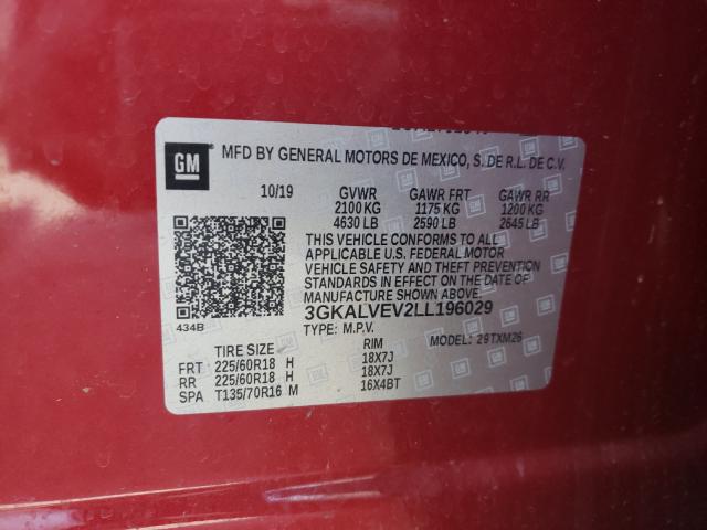 Photo 9 VIN: 3GKALVEV2LL196029 - GMC TERRAIN SL 