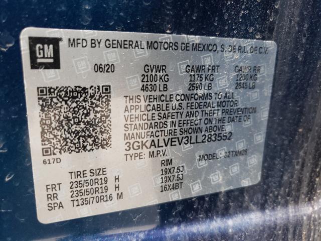 Photo 9 VIN: 3GKALVEV3LL283552 - GMC TERRAIN SL 