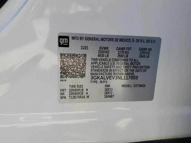 Photo 12 VIN: 3GKALVEV3NL117003 - GMC TERRAIN SL 