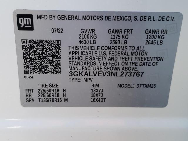 Photo 9 VIN: 3GKALVEV3NL273767 - GMC TERRAIN SL 