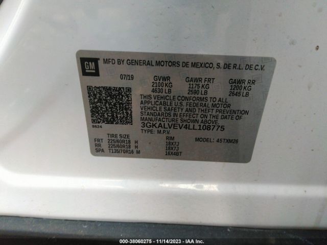 Photo 8 VIN: 3GKALVEV4LL108775 - GMC TERRAIN 