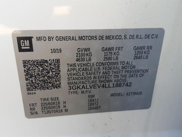 Photo 9 VIN: 3GKALVEV4LL188742 - GMC TERRAIN 