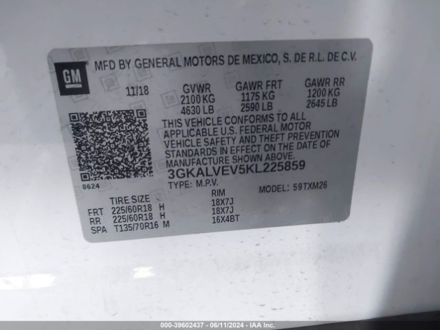 Photo 8 VIN: 3GKALVEV5KL225859 - GMC TERRAIN 