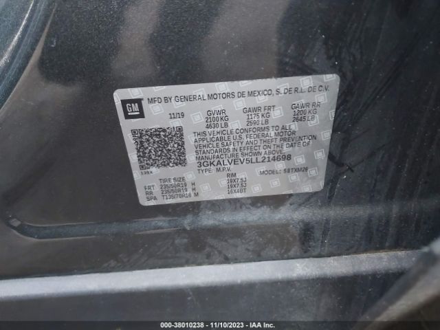 Photo 8 VIN: 3GKALVEV5LL214698 - GMC TERRAIN 