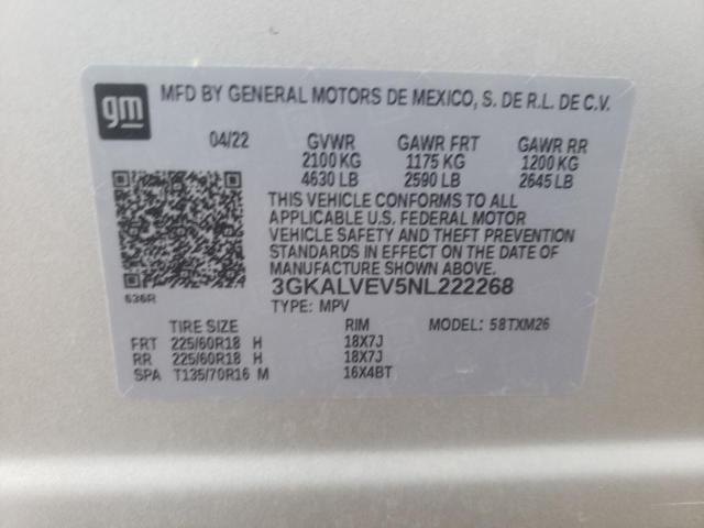 Photo 12 VIN: 3GKALVEV5NL222268 - GMC TERRAIN SL 