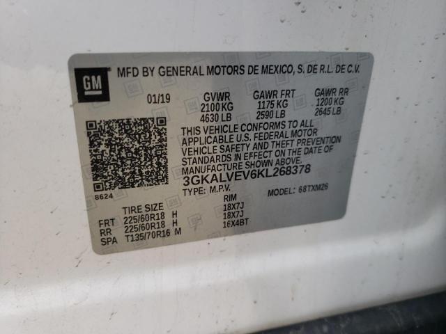 Photo 9 VIN: 3GKALVEV6KL268378 - GMC TERRAIN SL 