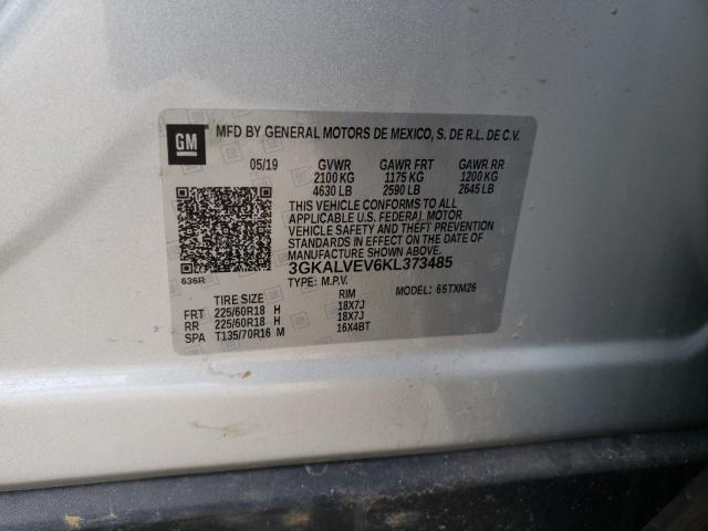 Photo 9 VIN: 3GKALVEV6KL373485 - GMC TERRAIN SL 