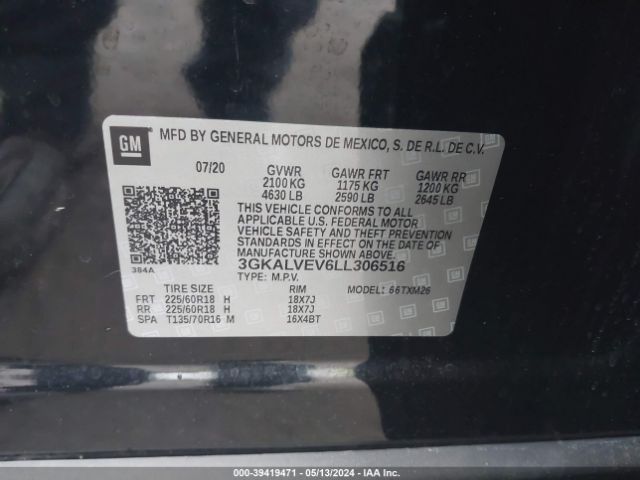 Photo 8 VIN: 3GKALVEV6LL306516 - GMC TERRAIN 