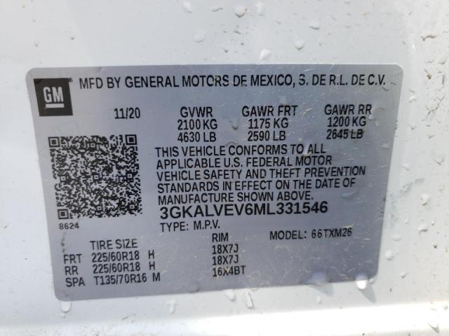 Photo 9 VIN: 3GKALVEV6ML331546 - GMC TERRAIN SL 