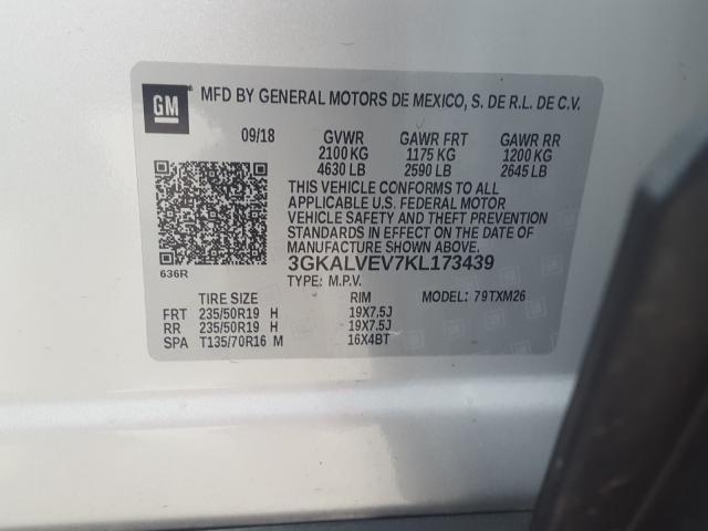 Photo 9 VIN: 3GKALVEV7KL173439 - GMC TERRAIN SL 