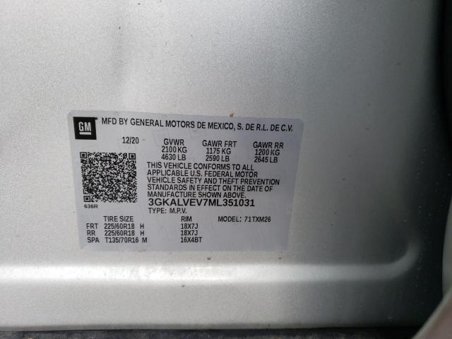 Photo 11 VIN: 3GKALVEV7ML351031 - GMC TERRAIN SL 