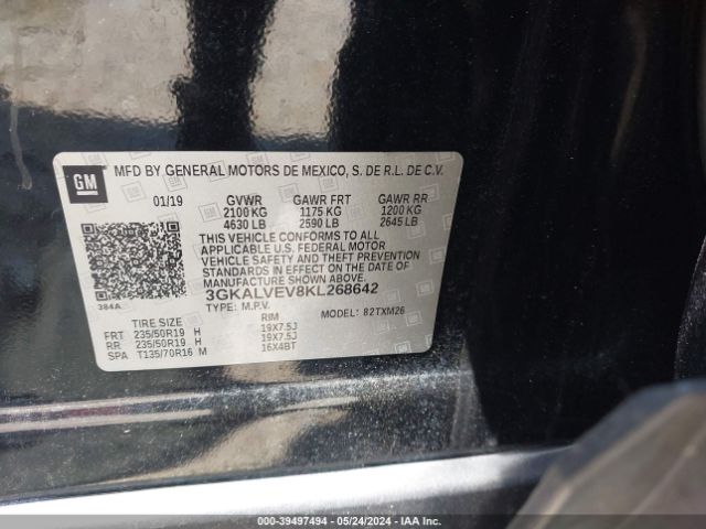 Photo 8 VIN: 3GKALVEV8KL268642 - GMC TERRAIN 